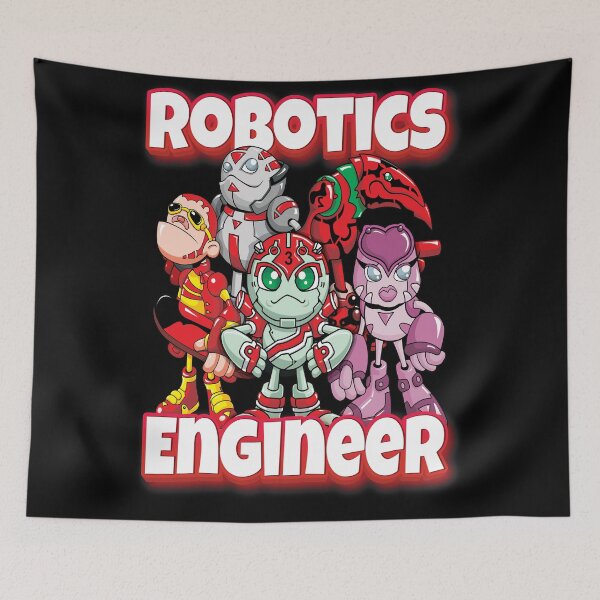 Item preview, Robotics Engineer Robots Team designed and sold by ProjectRobotics.