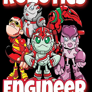 Artwork thumbnail, Robotics Engineer Robots Team by ProjectRobotics