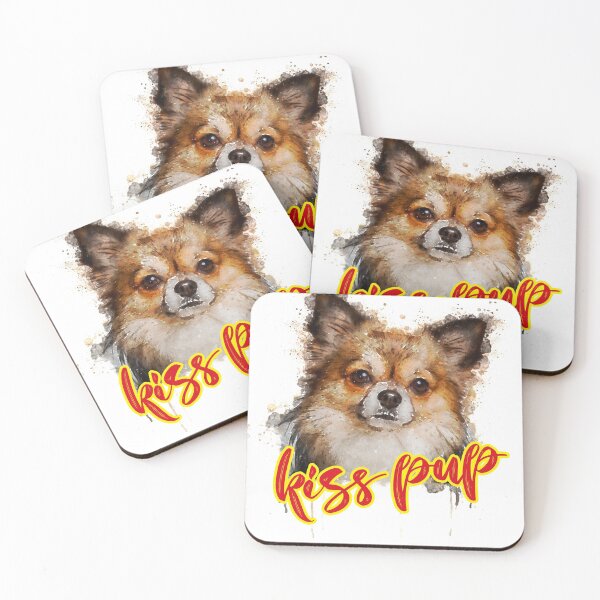 Item preview, Ink and water creative cuddly Chihuahua dog designed and sold by Nava Sophia.