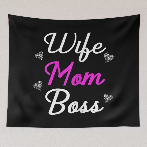 Item preview, Wife Mom Boss Funny Mothers Day Gift designed and sold by PhoenixRoins.