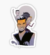 night man Sticker
