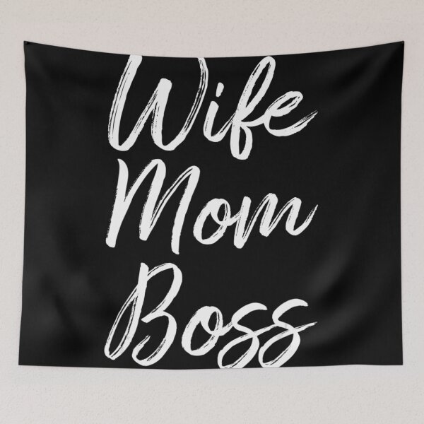 Item preview, Wife Mom Boss Lady Cute Mothers Day Mommy designed and sold by PhoenixRoins.