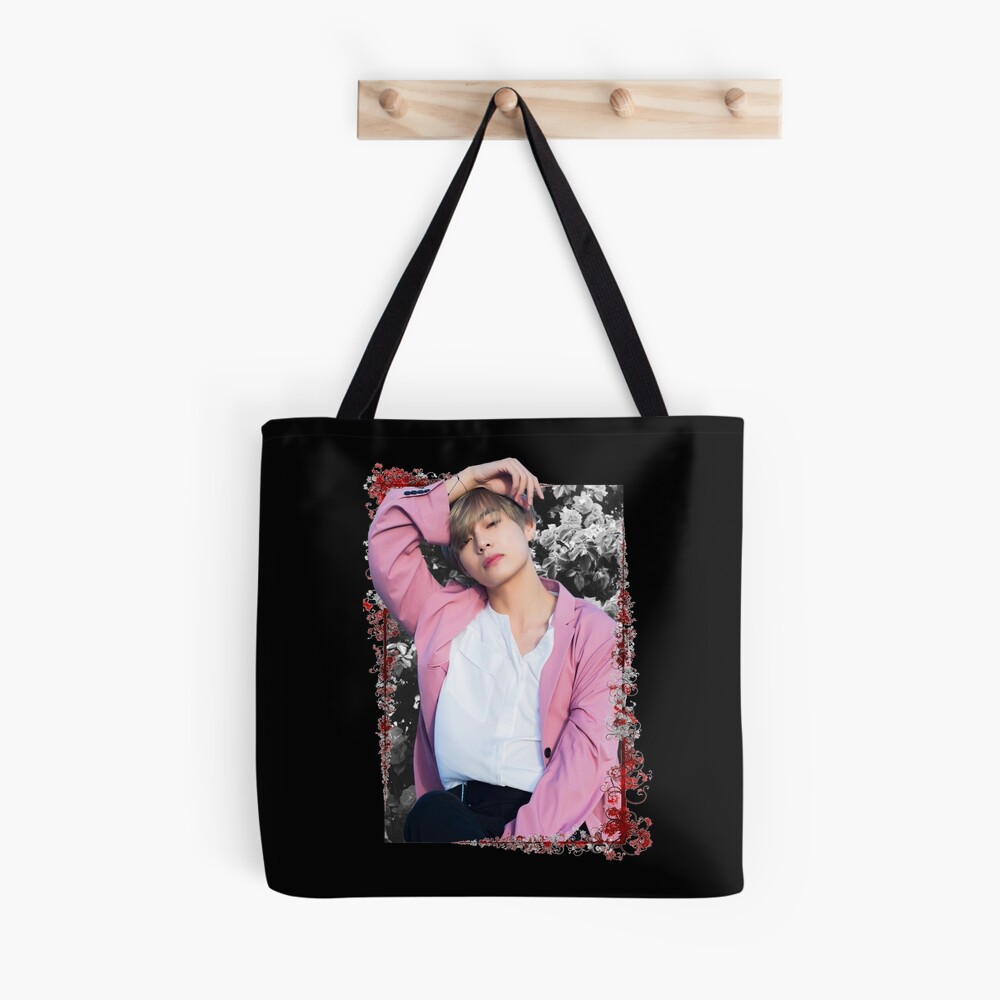 BTS V Bag BTS Taehyung BTS Inspired Canvas Tote Bag Kpop 