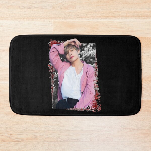Item preview, Kim Taehyung BTS V Korean Kpop Floral Design designed and sold by Piosenka Art.