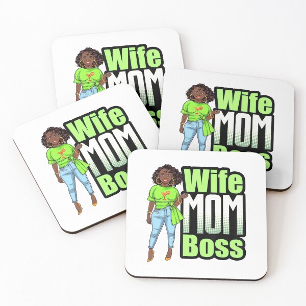 Item preview, Wife Mom Boss Mother Daughter Girls Mother designed and sold by PhoenixRoins.