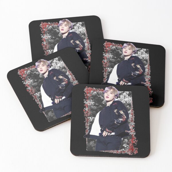 Item preview, Park Ji-min BTS Jimin Korean Kpop Floral Design designed and sold by Piosenka Art.