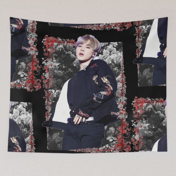 Item preview, Park Ji-min BTS Jimin Korean Kpop Floral Design designed and sold by Piosenka Art.