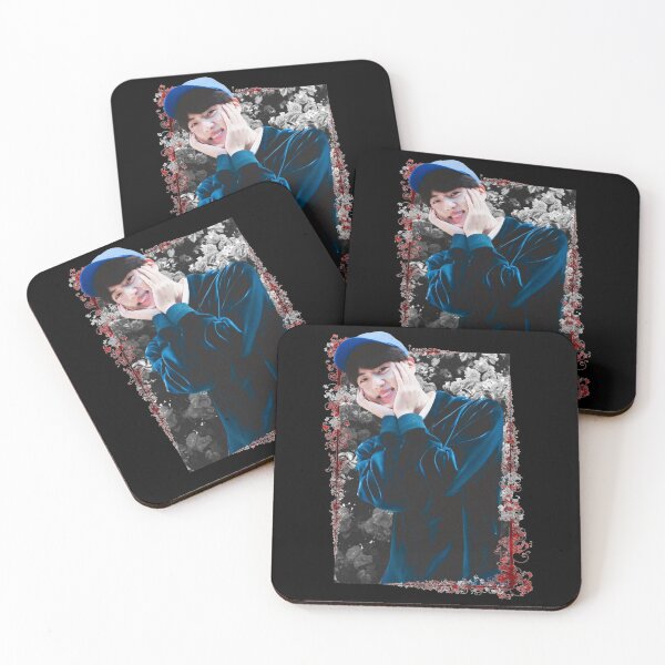 Item preview, Kim Seokjin BTS Jin Korean Kpop Floral Design designed and sold by Piosenka Art.
