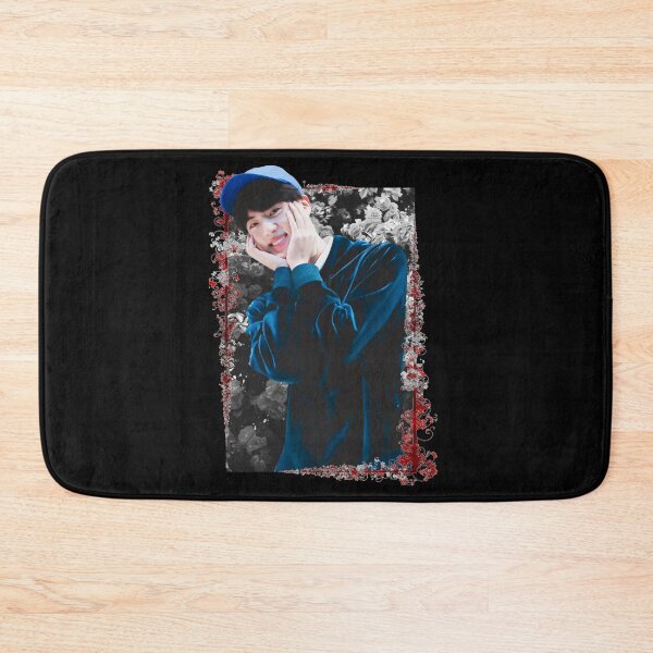 Item preview, Kim Seokjin BTS Jin Korean Kpop Floral Design designed and sold by Piosenka Art.