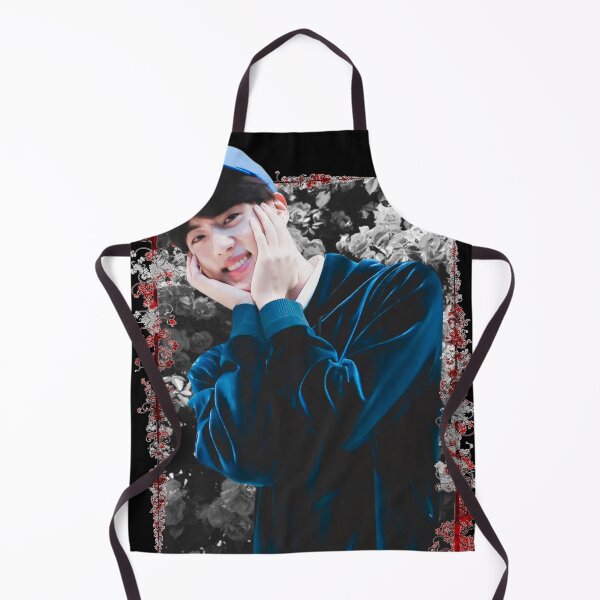 Item preview, Kim Seokjin BTS Jin Korean Kpop Floral Design designed and sold by Piosenka Art.