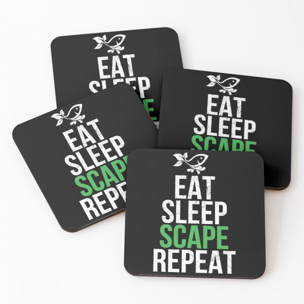 Artikelvorschau, Aquascaping T-ShirtEat, Sleep, SCAPE, Repeat entworfen und verkauft von NooPutin.
