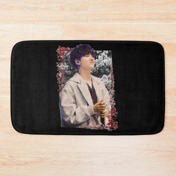 Item preview, Min Yoongi BTS Suga Korean Kpop Floral Design designed and sold by Piosenka Art.