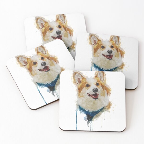 Item preview, Ink Creative Cute Corgi Headshot designed and sold by Nava Sophia.