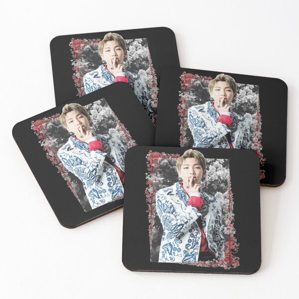 Item preview, Kim Namjoon BTS RM Korean Kpop Floral Design designed and sold by Piosenka Art.