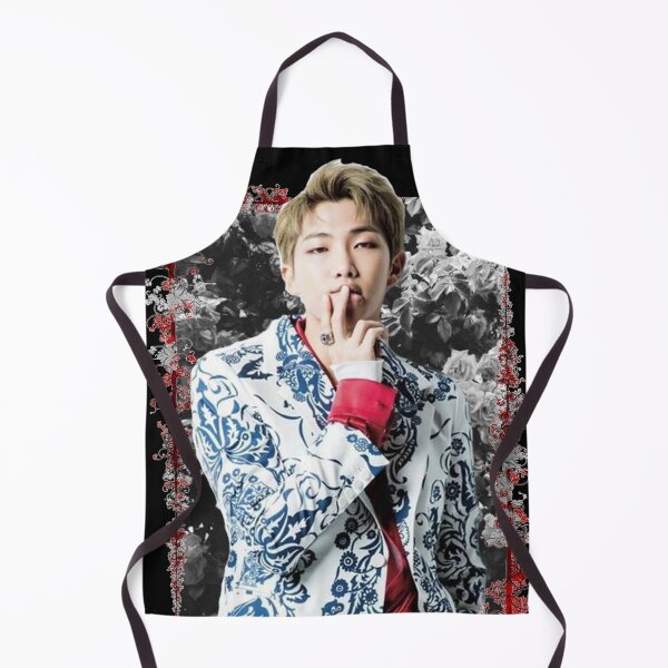 Artikelvorschau, Kim Namjoon BTS RM Koreanisches Kpop-Blumendesign entworfen und verkauft von Piosenka Art.