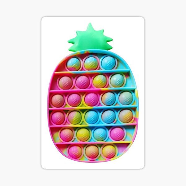 "POP IT PINEAPPLE" Sticker for Sale by Tentation Redbubble