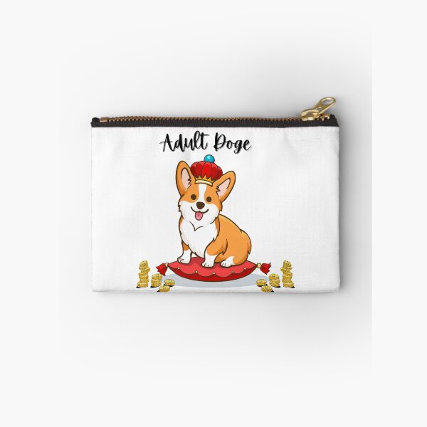 Item preview, Cute and adorable adult Doge coin on red cushion with crown  doo doo doo designed and sold by AKMarkethub.