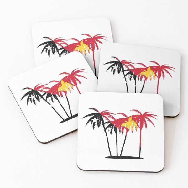 Item preview, Palm Trees with Papua New Guinea Flag designed and sold by PNG-pikinini.