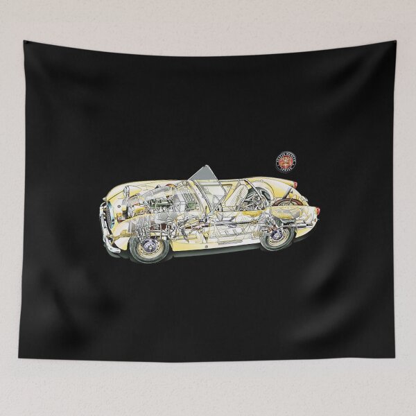Item preview, Austin Healey T-ShirtBug Eye Cutaway designed and sold by NooPutin.