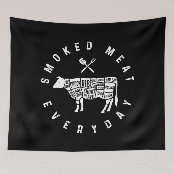 Item preview, Barbeque T-ShirtSmoked meat everyday BBQ designed and sold by NooPutin.