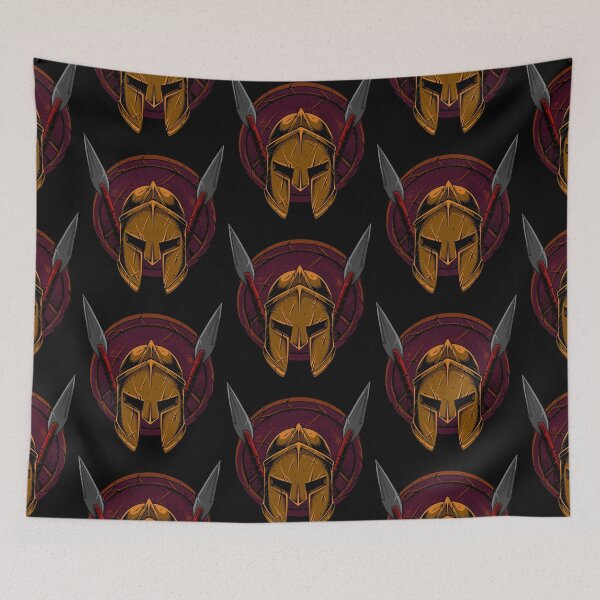 Item preview, Spartan Helmet - Spartan Warrior Emblem designed and sold by anziehend.