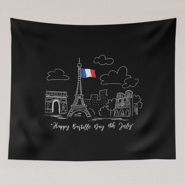 Item preview, Bastille Day T-ShirtHappy bastille day 4th july designed and sold by NooPutin.