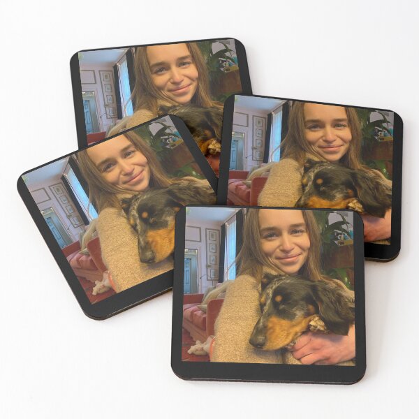 Item preview, Funny Gift Emilia Clark Dog Photo designed and sold by FaulknerGuyFons.
