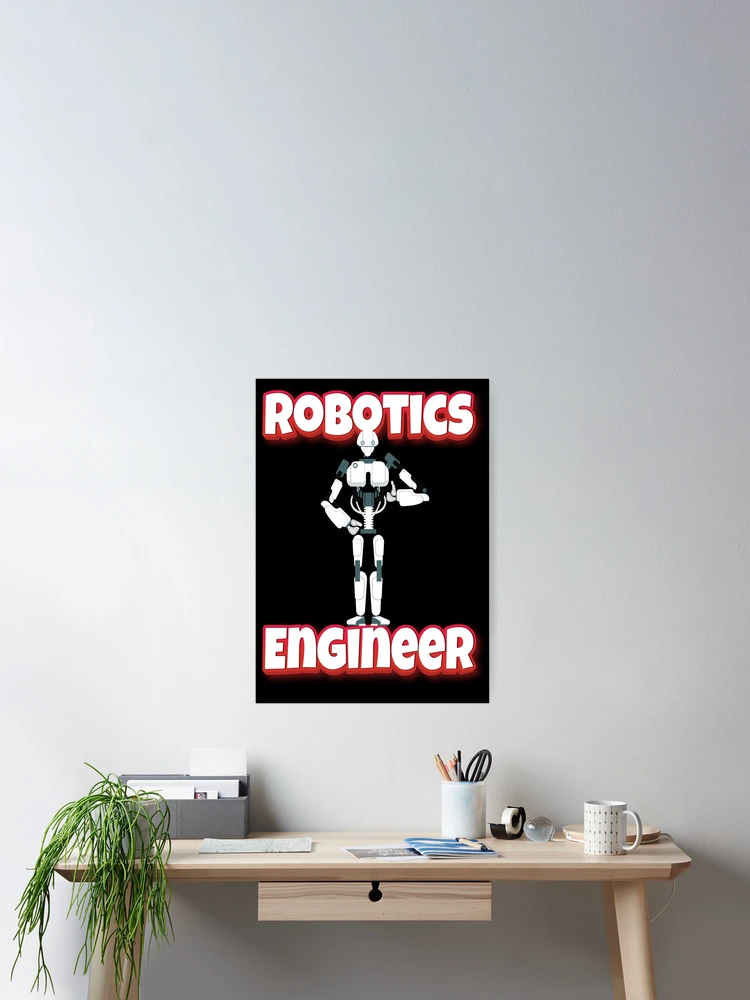 Thumbnail 2 of 3, Poster, Robotics Engineer Robot designed and sold by ProjectRobotics.