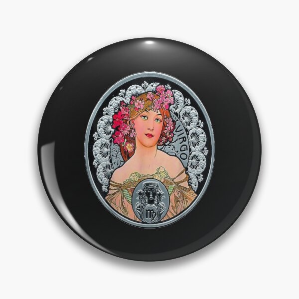 Item preview, Art Nouveau Zodiac Signs Gypsy Fortune Teller Virgo Mucha designed and sold by edithkelly.