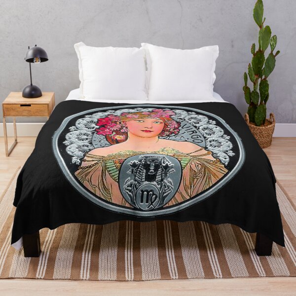 Item preview, Art Nouveau Zodiac Signs Gypsy Fortune Teller Virgo Mucha designed and sold by edithkelly.