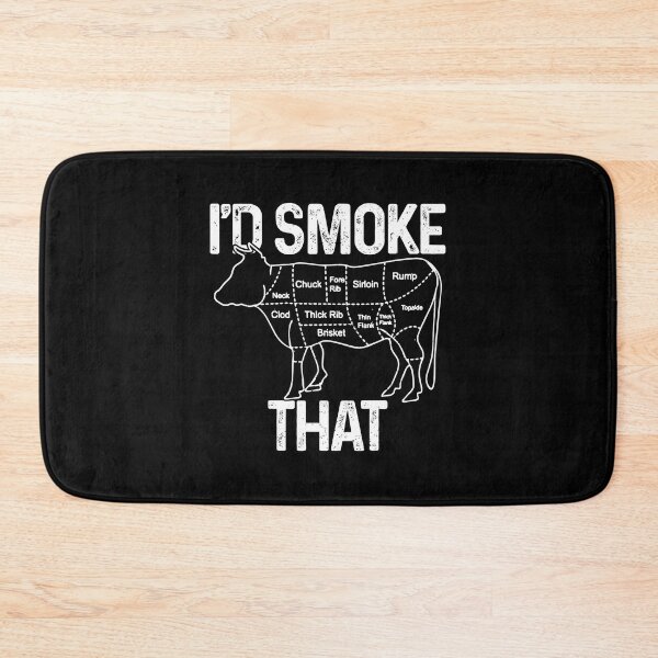 Item preview, Chef Butcher Cook Bbq I'D Smoke That Cow Beef Funny Gift designed and sold by heaneyrowe.