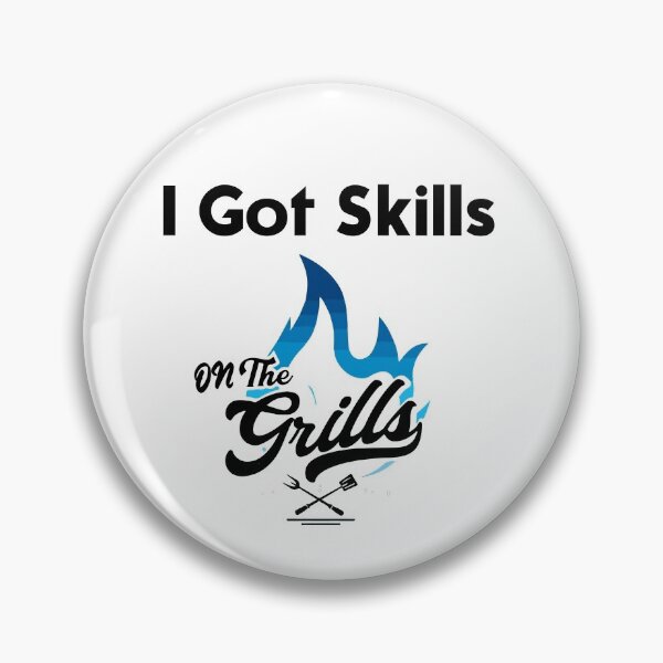 Item preview, I Got Skills On The Grills Mens Funny Grilling Bbq Smoker gift designed and sold by alfa-rouk.