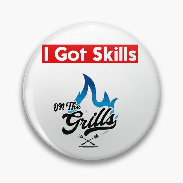 Item preview, I Got Skills On The Grills Mens Funny Grilling Bbq Smoker gift designed and sold by alfa-rouk.