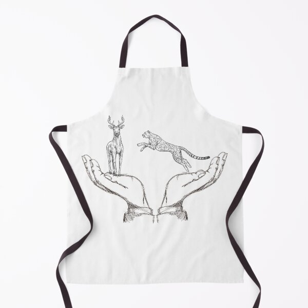 Item preview, Deer and cheetah on hands designed and sold by CrazyHowCool.