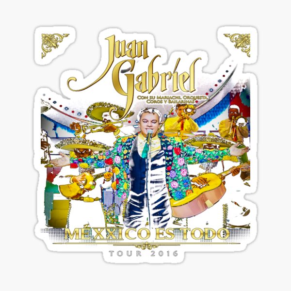 GIRA JUAN GABRIEL MÉXICO 2016 Pegatina