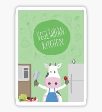 Vegetarian Kitchen Sticker