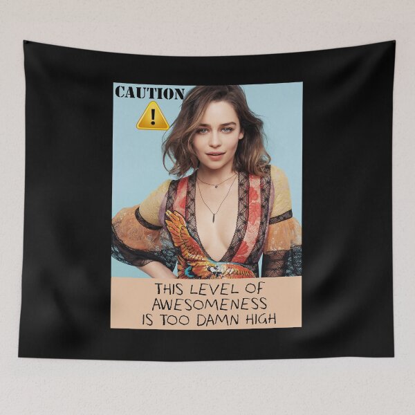 Item preview, For Mens Womens Emilia Clark Caution designed and sold by FaulknerGuyFons.