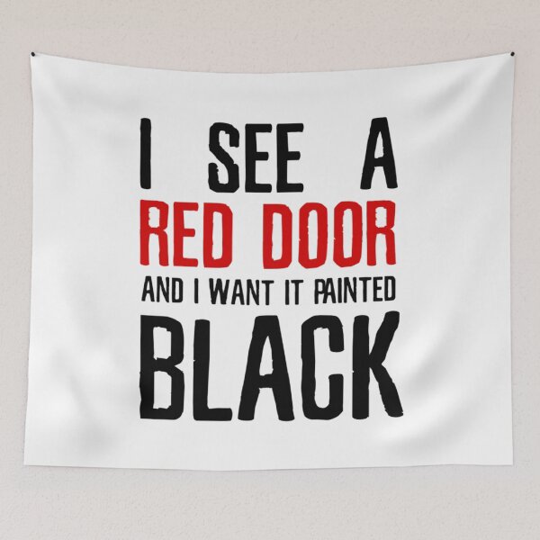 Item preview, Paint It Black The Rolling Stones Lyrics  designed and sold by Mutestudio.