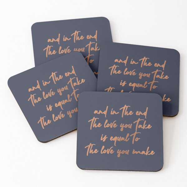 Item preview, the love you take is equal to the love you make designed and sold by Mutestudio.