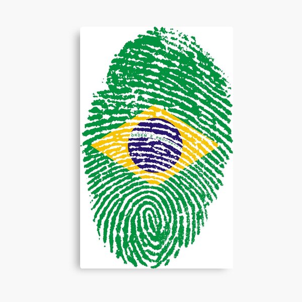 Item preview, Brazilian Flag Fingerprint designed and sold by GSAPilot.