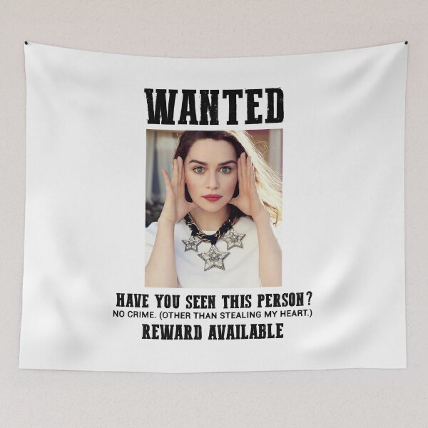 Item preview, Mens Womens Wanted Emilia Clark designed and sold by FaulknerGuyFons.