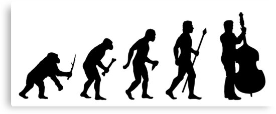 Lienzos «Silueta de evolución de bajo doble» de Lienzos «Silueta de evolución de bajo doble» de