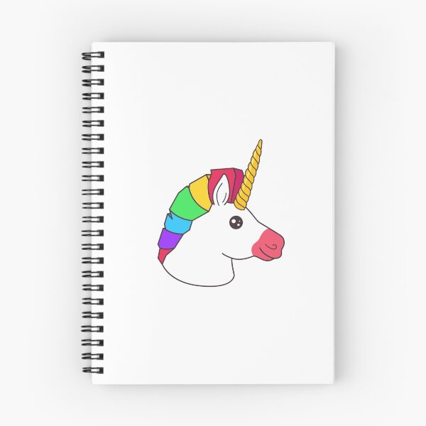 Aperçu de l'œuvre Tête de licorne mignonne de bande dessinée de fantaisie magique avec la crinière de coupe de cheveux de mohawk d'arc-en-ciel créée et vendue par GarikProst.