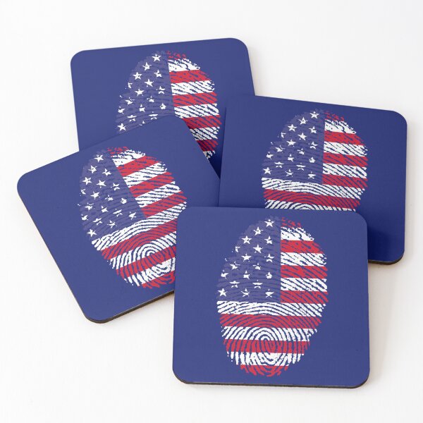 Item preview, USA Flag Fingerprint designed and sold by GSAPilot.