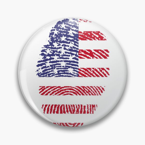 Item preview, USA Flag Fingerprint designed and sold by GSAPilot.
