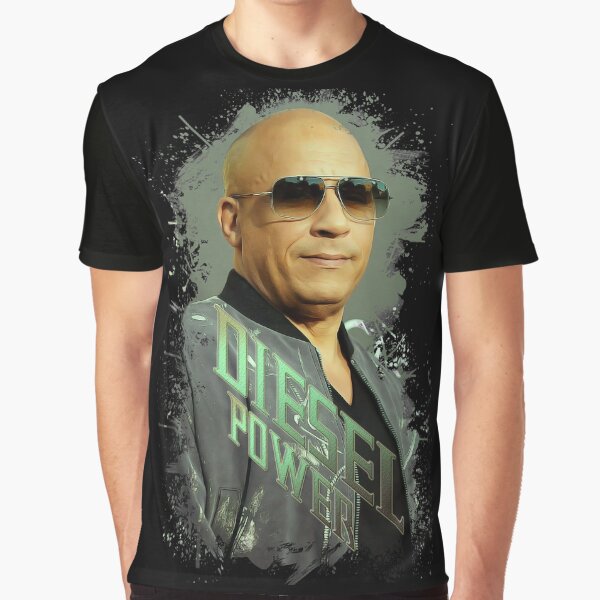 Vin Diesel / Hochwertiger digitaler Kunstdruck - 117211200 Grafik T-Shirt