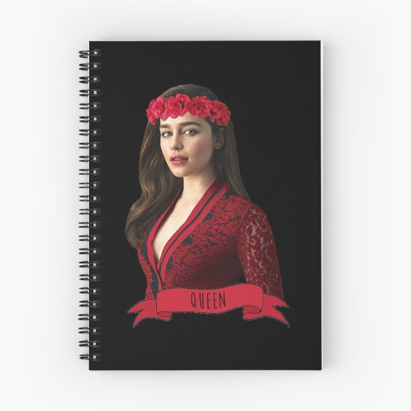 Item preview, Music Retro Emilia Clark Wearing A Red Flower Crown designed and sold by FaulknerGuyFons.