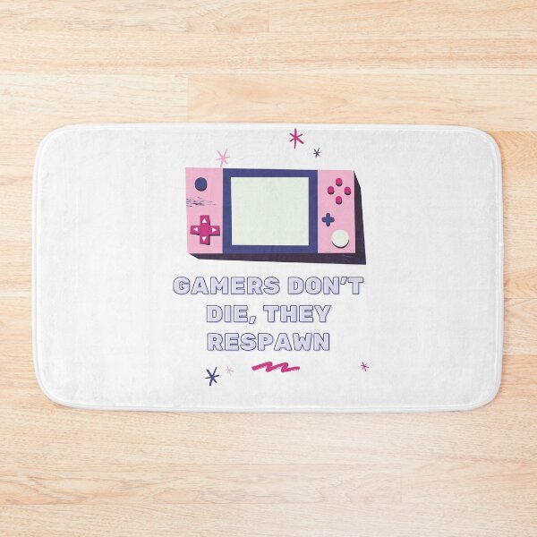 Item preview, gamers don't die, they respawn designed and sold by saladiin.