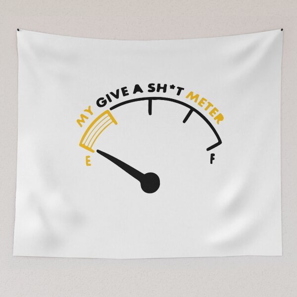 Aperçu de l'œuvre Mon compteur Give a Shit est vide - cadeau amusant créée et vendue par alfa-rouk.