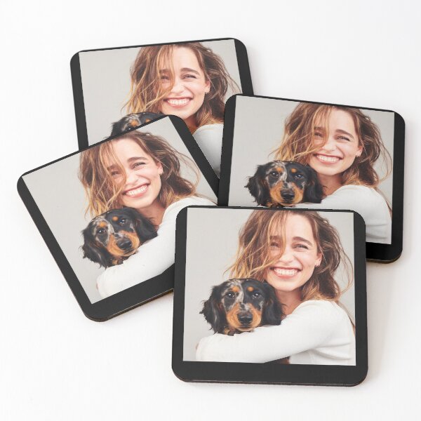 Item preview, Great Model Emilia Clark Love Dog designed and sold by FaulknerGuyFons.